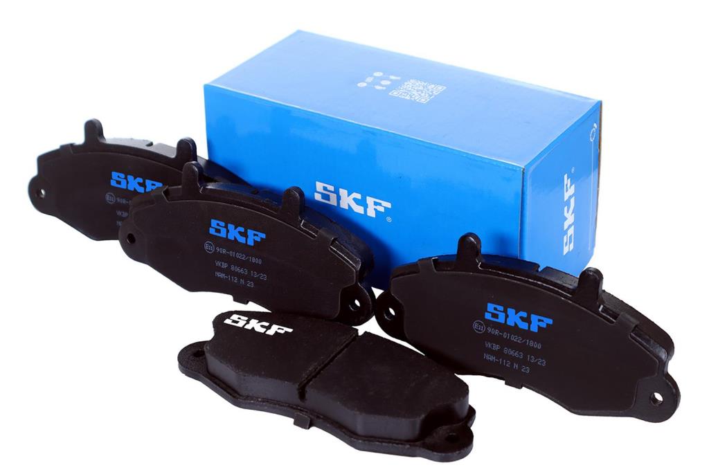Jeu de 4 plaquettes de frein SKF ref. VKBP 80663